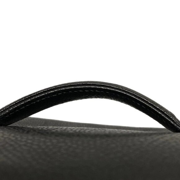 Auth CHANEL - A01997 Black Calfskin Vanity Bag Gold hardware - Picture 7 of 16